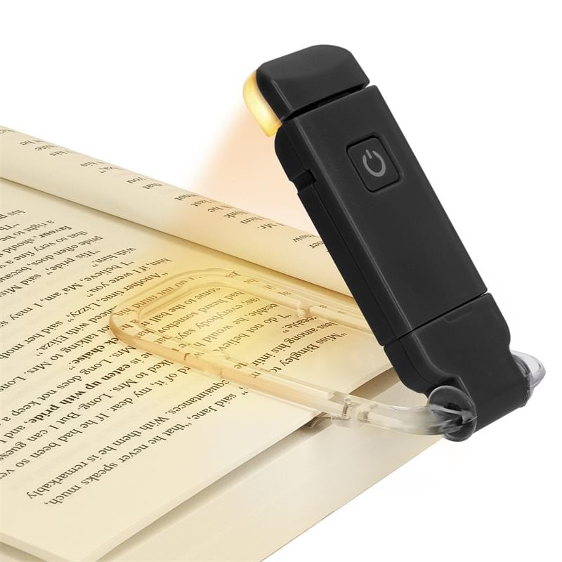MagicBox Living Store Black 'Clip-n-Glow' Portable, USB Rechargable, LED Reading Light