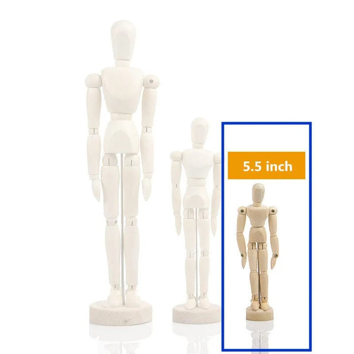 Inspodesk Body 5 inch / CHINA ArtiFlex: Dynamic Wooden Sketch Mannequin