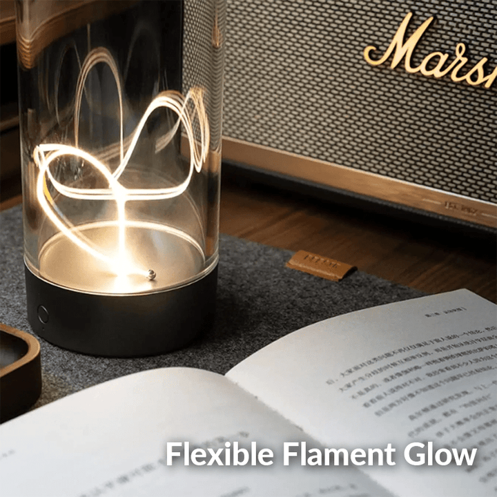 Inspodesk Captivate with Every Glow: 'LumiLux' Minimalist LED Creative Desk Lamp