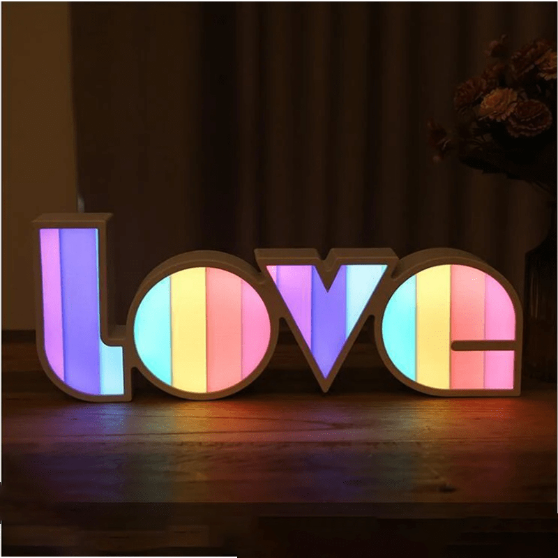 Inspodesk ColorPop Bars "LoveGlow" LED Neon Light