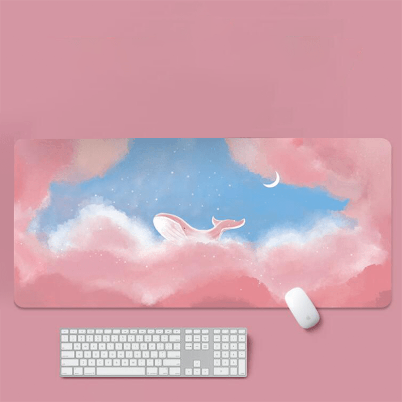 Inspodesk Enchanting Dreamscape Immerse Yourself in Tranquil Pastel Landscapes: "Dreamscape" Desk Mat