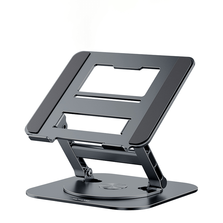 Inspodesk Grey Revolutionize Your Laptop Experience: 'StandPro' Rotatable, Foldable Stand