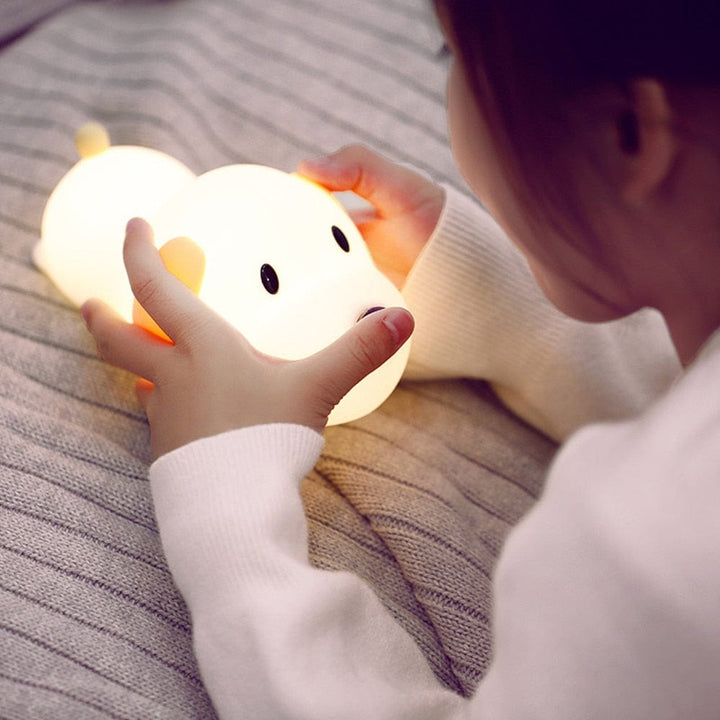Inspodesk Illuminate Your Space With Endless fun: 'GlowPup' Playful LED Light