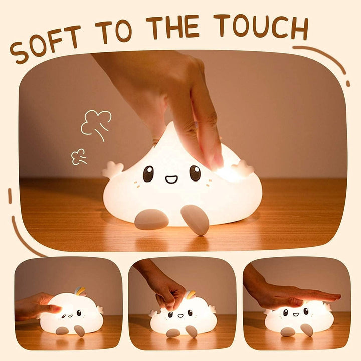 Inspodesk Lift Up Your Mood: 'SnuggleGlow' Soft Silicone Touch Light