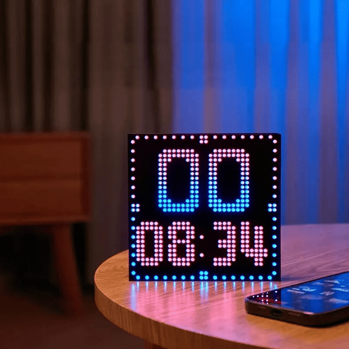Inspodesk Pixel Display Screen "GlowGrid" Pixel Frame