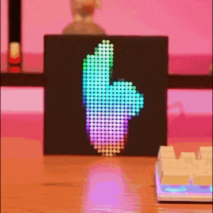 Inspodesk Pixel Display Screen "GlowGrid" Pixel Frame