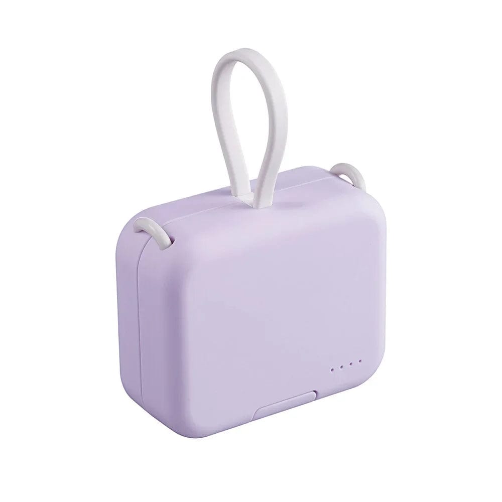 Inspodesk purple / 2600-4999mAh PocketVolt Power Bank and Phone Holder