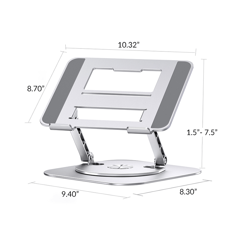 Inspodesk Revolutionize Your Laptop Experience: 'StandPro' Rotatable, Foldable Stand