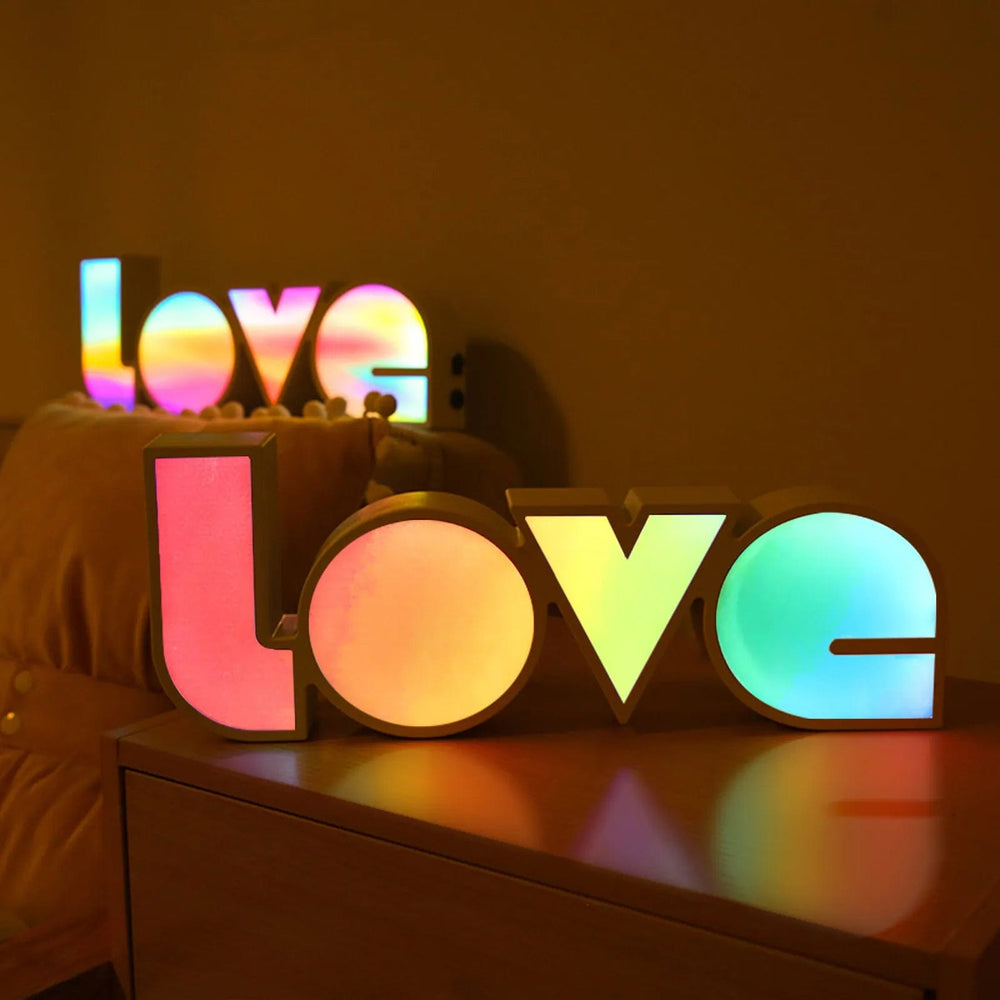 Inspodesk USB Plug "LoveGlow" LED Neon Light