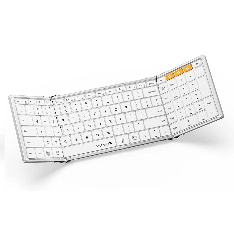 Inspodesk WHITE FlexAir: The Ultimate Portable Typing Comfort