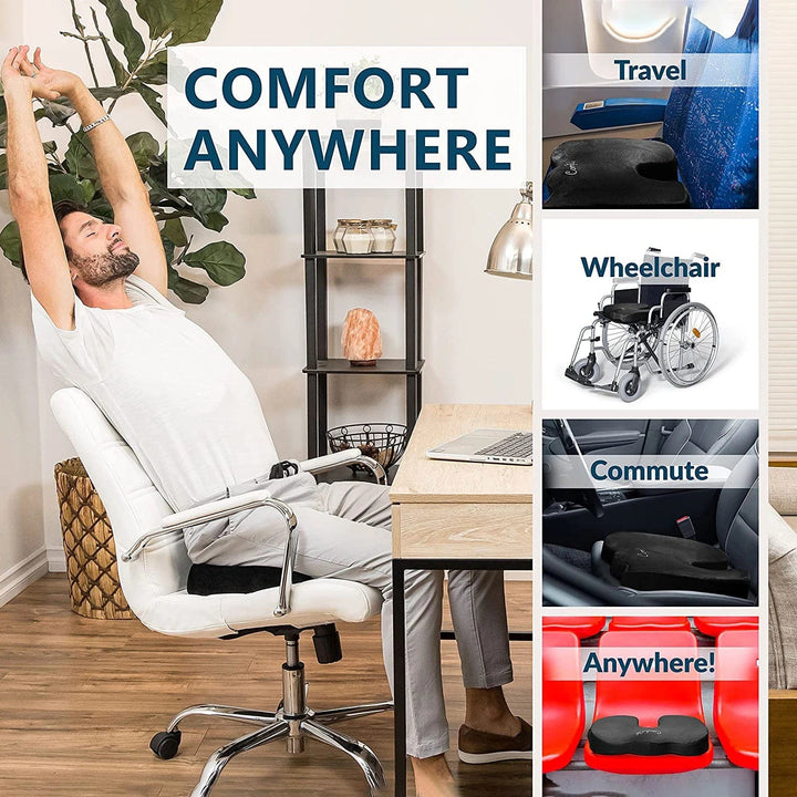 Inspodesk ZenSeat Luxe: Soothing Gel Comfort for Supreme Sitting