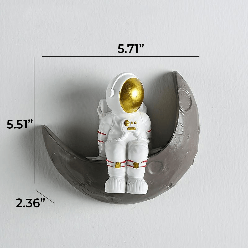 Merelucky Lunar Explorer Astra 'SpaceWall' 3D, Miniature Wall Decoration