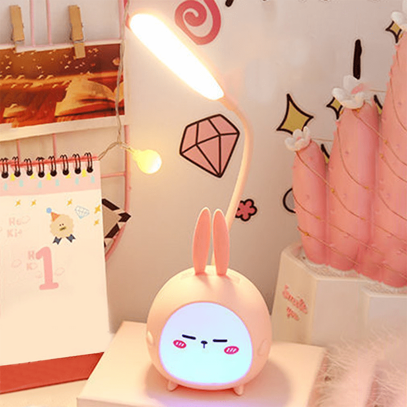 ILOVEMYHOME Store Macaron 'BunnyRoo' Cute USB Desk Lamp