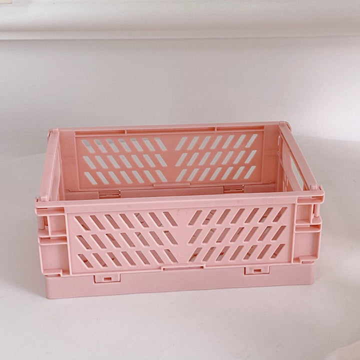 Mohamm Pink Macaron'FlexBox' Mini Foldable, Stationary Organizer
