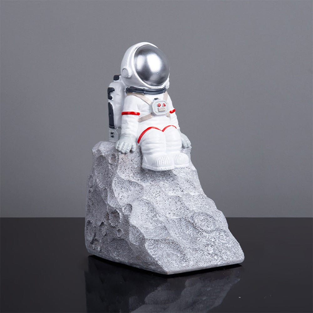 Merelucky Silver Red Astra 'SpaceAscent' Premium Resin Bookend
